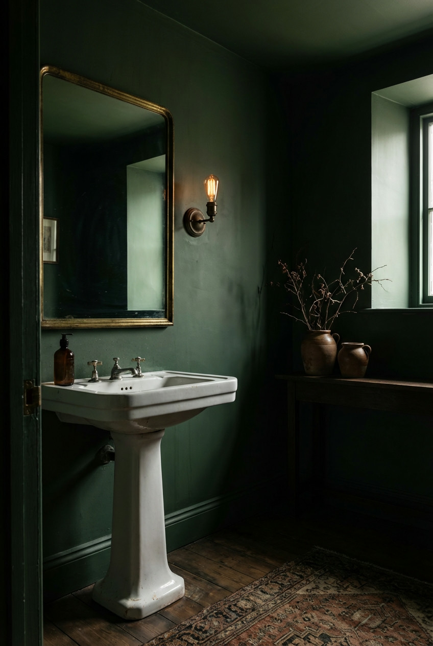 Moody Dark Green 1
