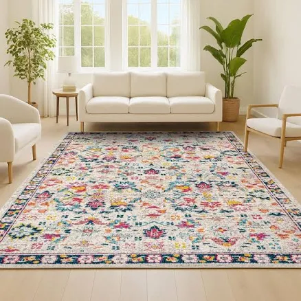 JONATHAN Y Modern Persian Boho Floral...