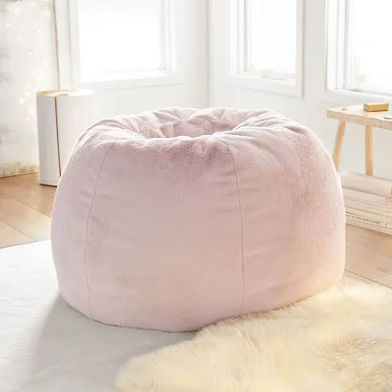 Faux Fur Bean Bag Chair Slipcover Ins...