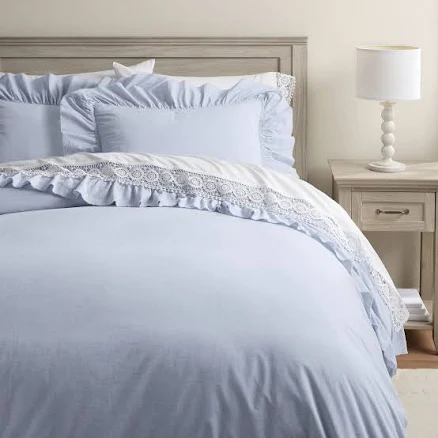 Chambray Ruffle Duvet