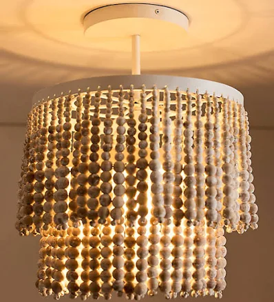 Beaded Flush Mount Ceiling Light by T...