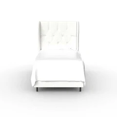 Threshold Avery Tufted Wingback Bed