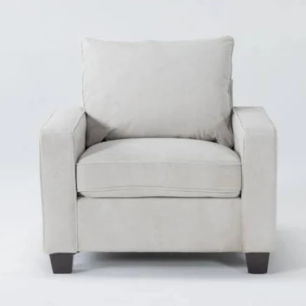 Buff Beige Fabric Arm Chair | Sofa Cl...