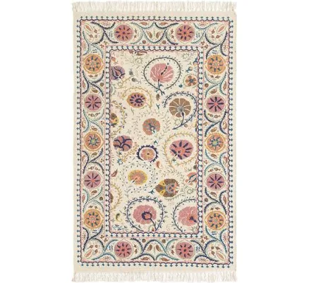 World Market Jaipur Blush Floral Embr...