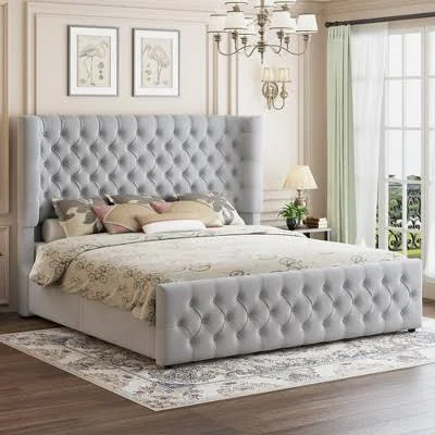 AMERLIFE Queen Platform Bed Frame