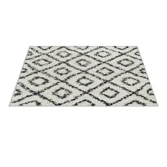 Unique Loom Trellis Shag Collection A...