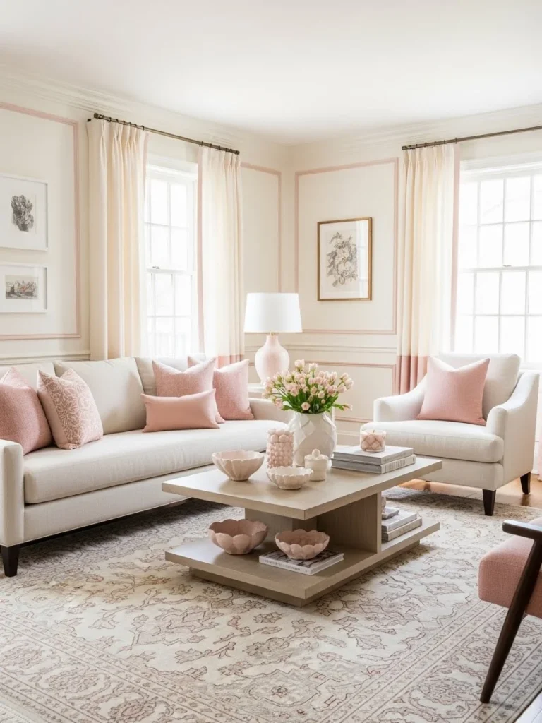 19 Pink Living Room Ideas for Stylish, Sophisticated Spaces