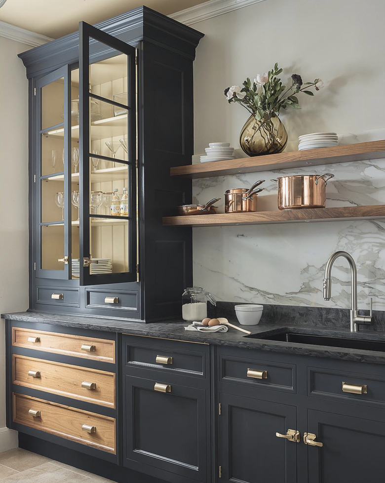 25 Blue Kitchen Cabinet Ideas That Are Stylish And Refreshing
