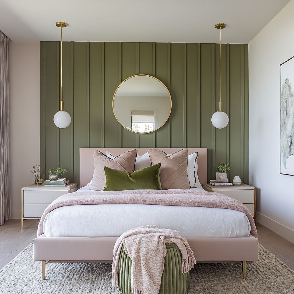 25 Pink and Green Bedroom Ideas for Balance, Texture & Style