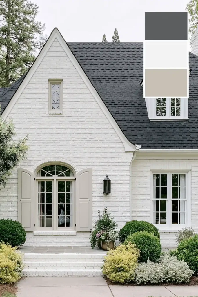 Beautiful Classic Exterior Paint Color Combinations