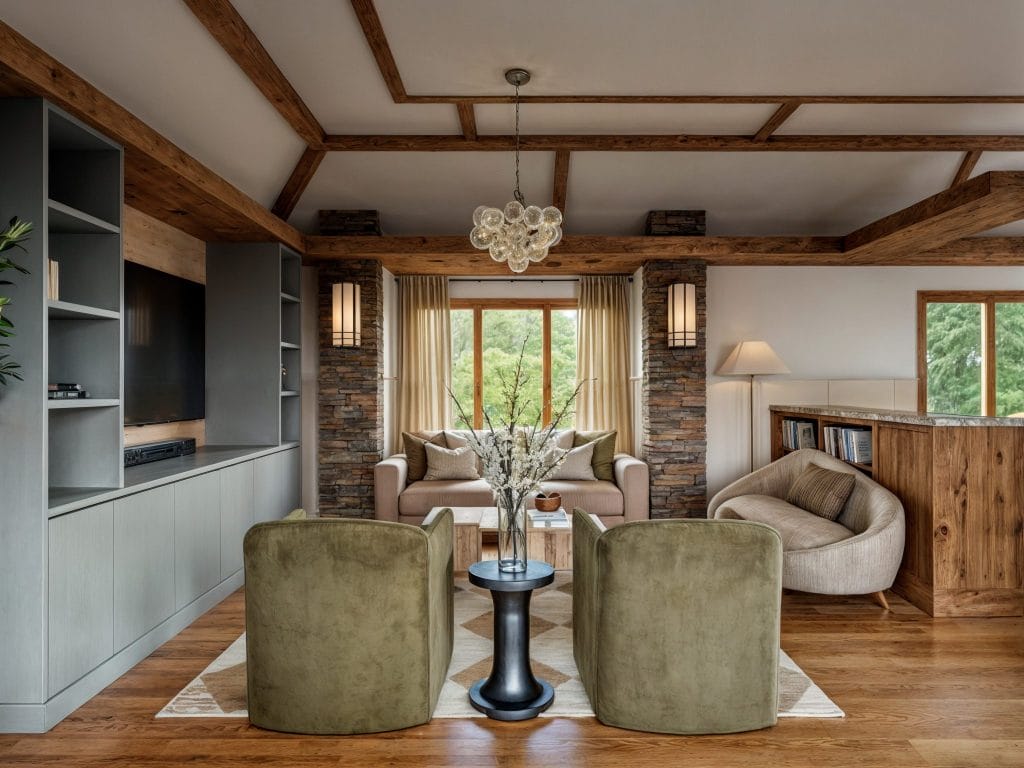 Before & After: Cozy Cottage Living Room Update - Decorilla Online Interior Design
