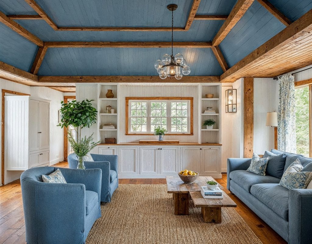 Before & After: Cozy Cottage Living Room Update - Decorilla Online Interior Design