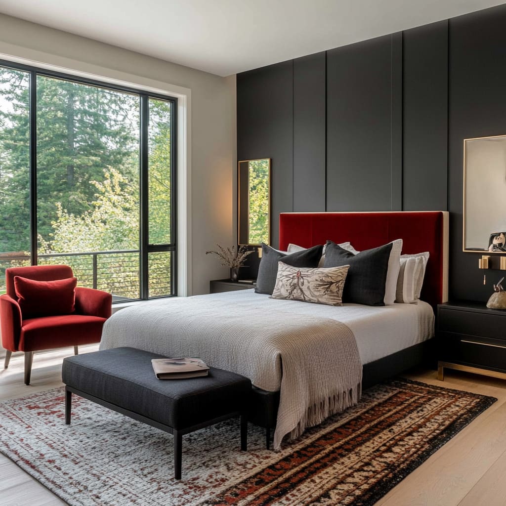 Black & Red Bedroom Ideas: Bold, Stylish & Perfectly Balanced