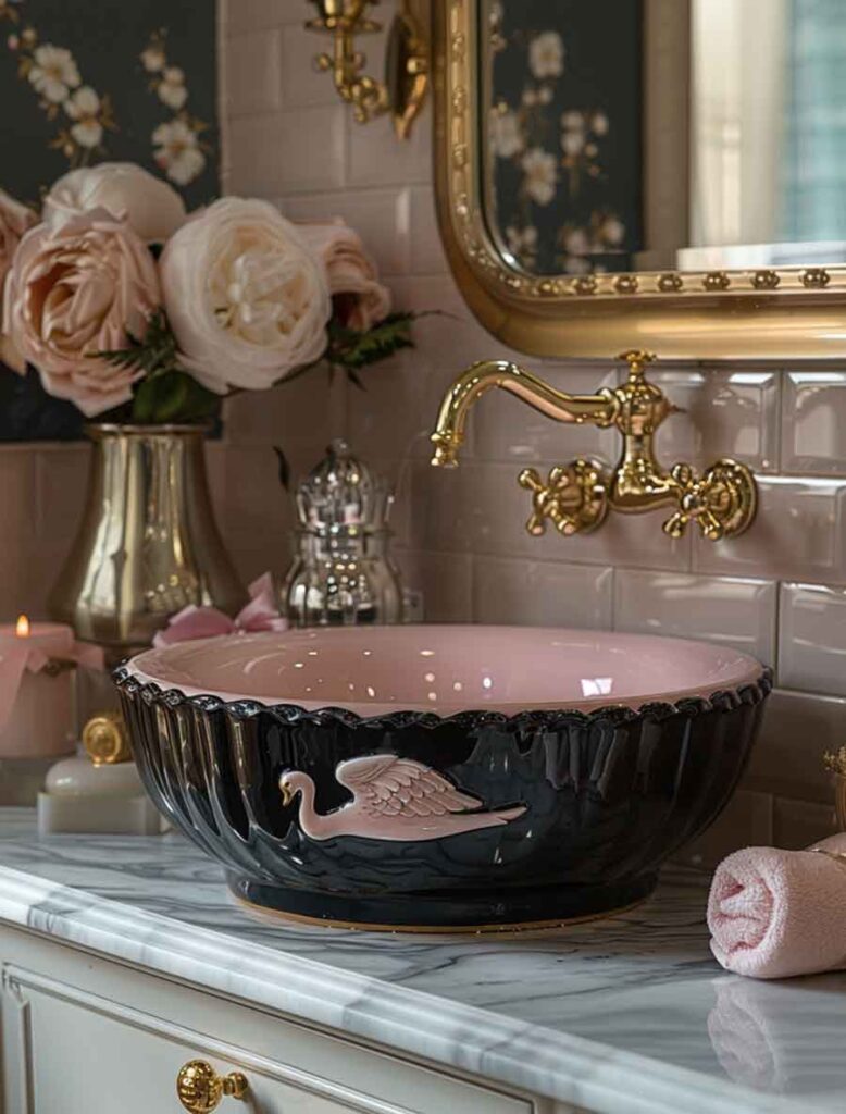 Coquette Bathroom Ideas to Indulge in a Parisian Chic Relax Time (from Simple to Luxury) -