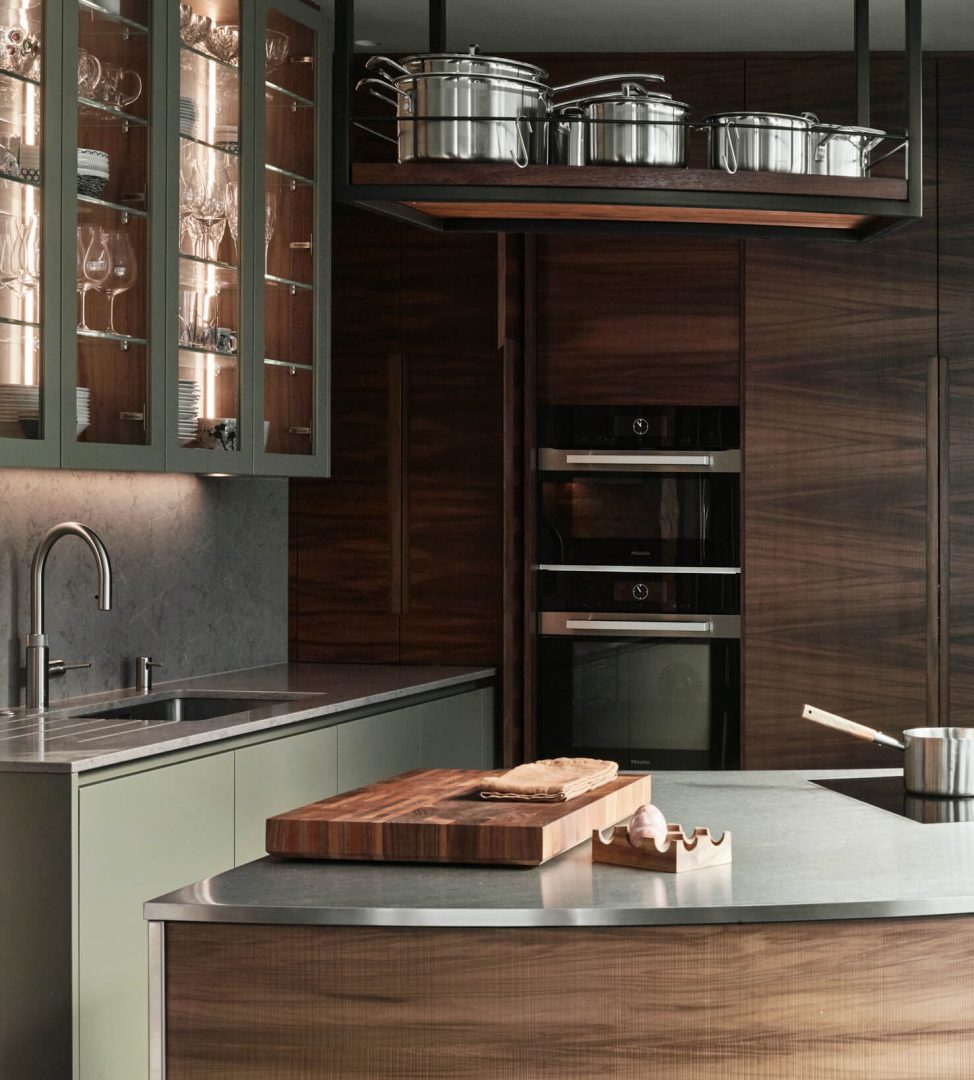Glorious green kitchens