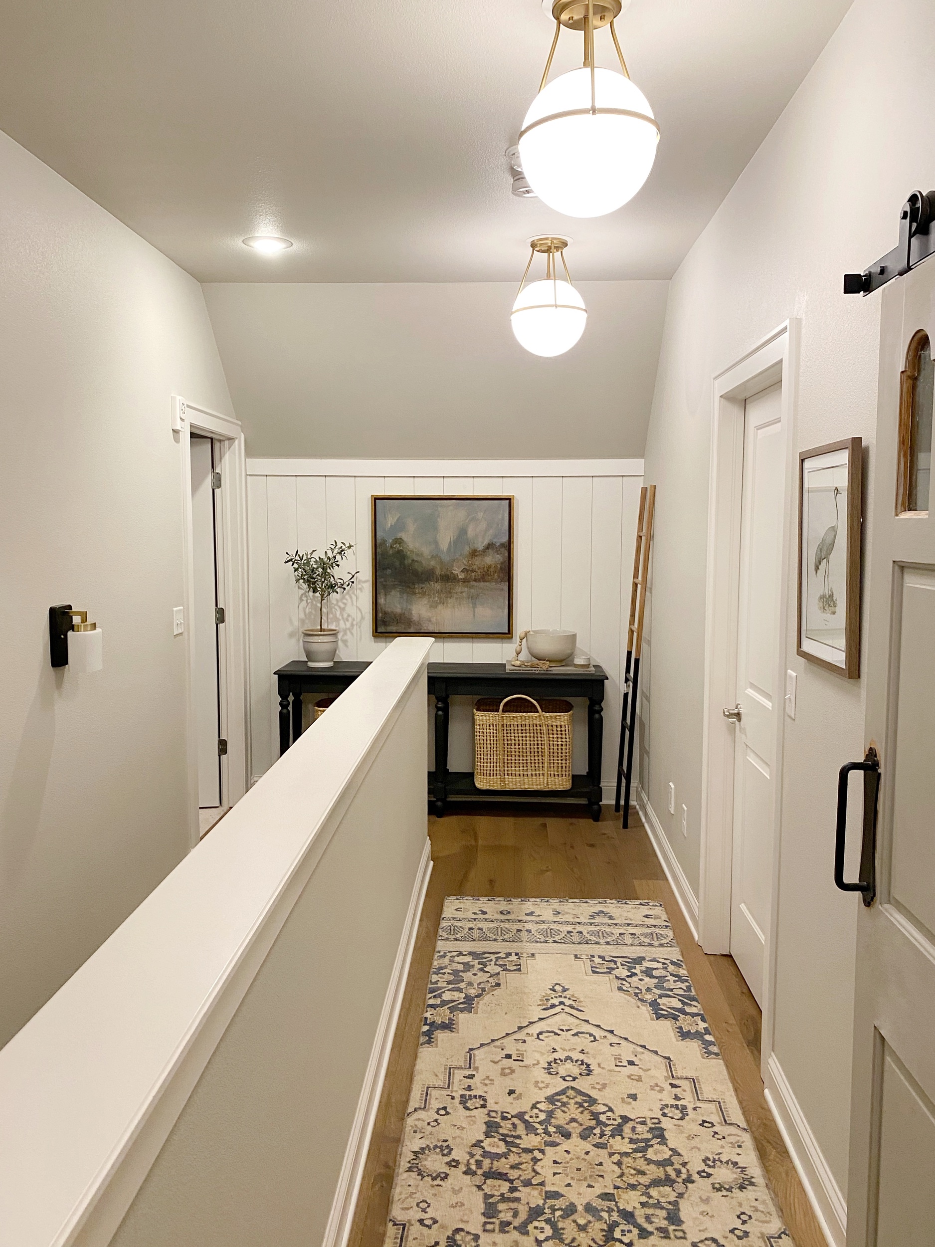 Hallway and Mudroom Lighting Transformation - Our Vintage Nest