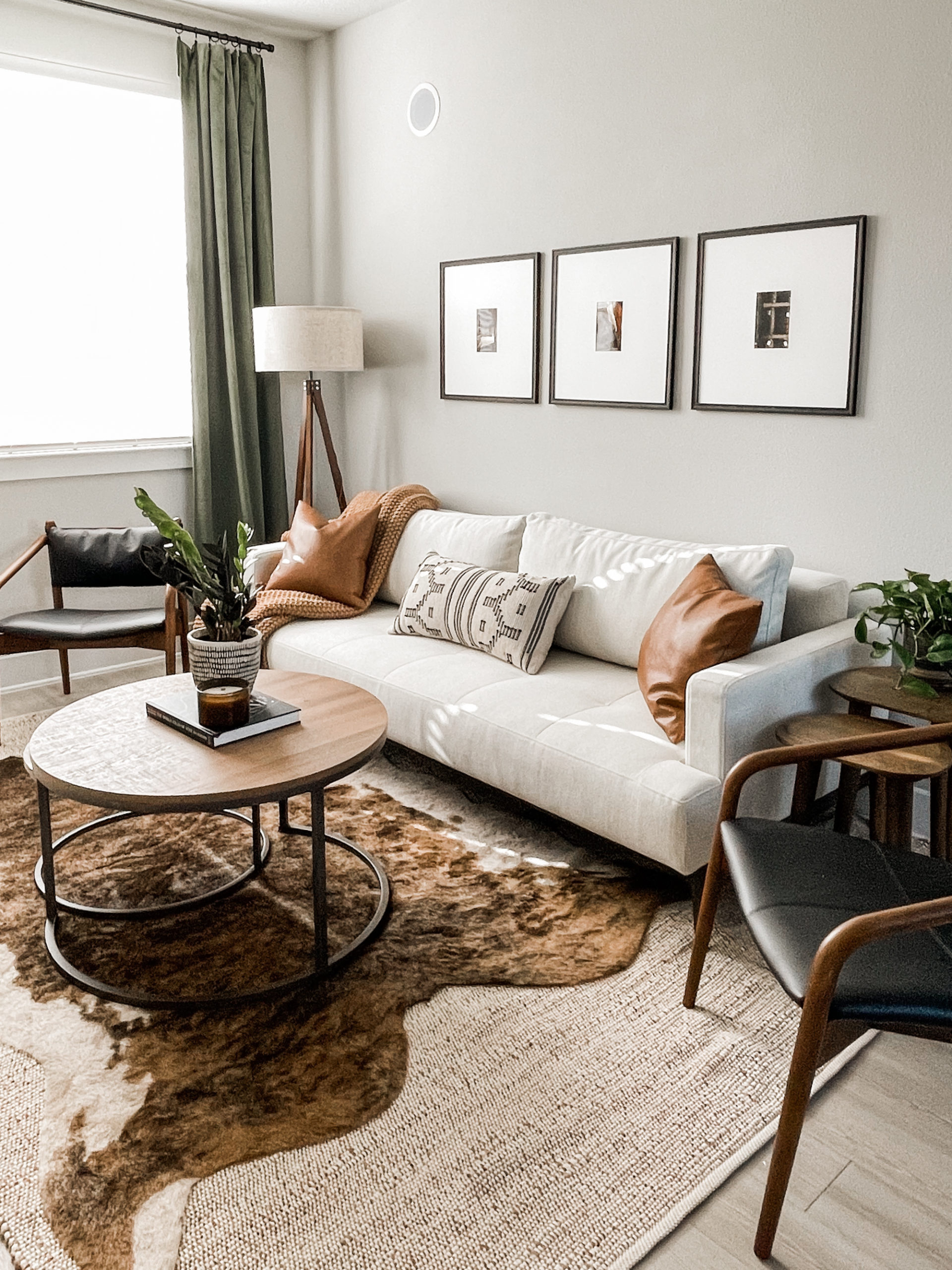Making Over My Brother's Small Apartment Living Room - Within the Grove