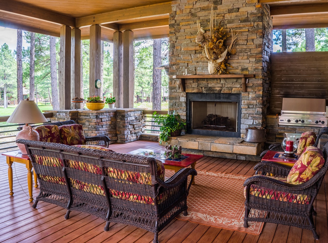 porch, fireplace, design, house, furniture, deck, cozy, luxury, patio, style, stone, decor, brown house, brown design, brown stone, fireplace, fireplace, fireplace, fireplace, fireplace, deck, patio, 
