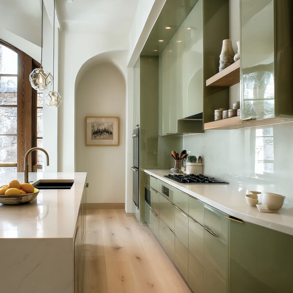 Stylish Backsplash Ideas for Green Cabinets That Work Well