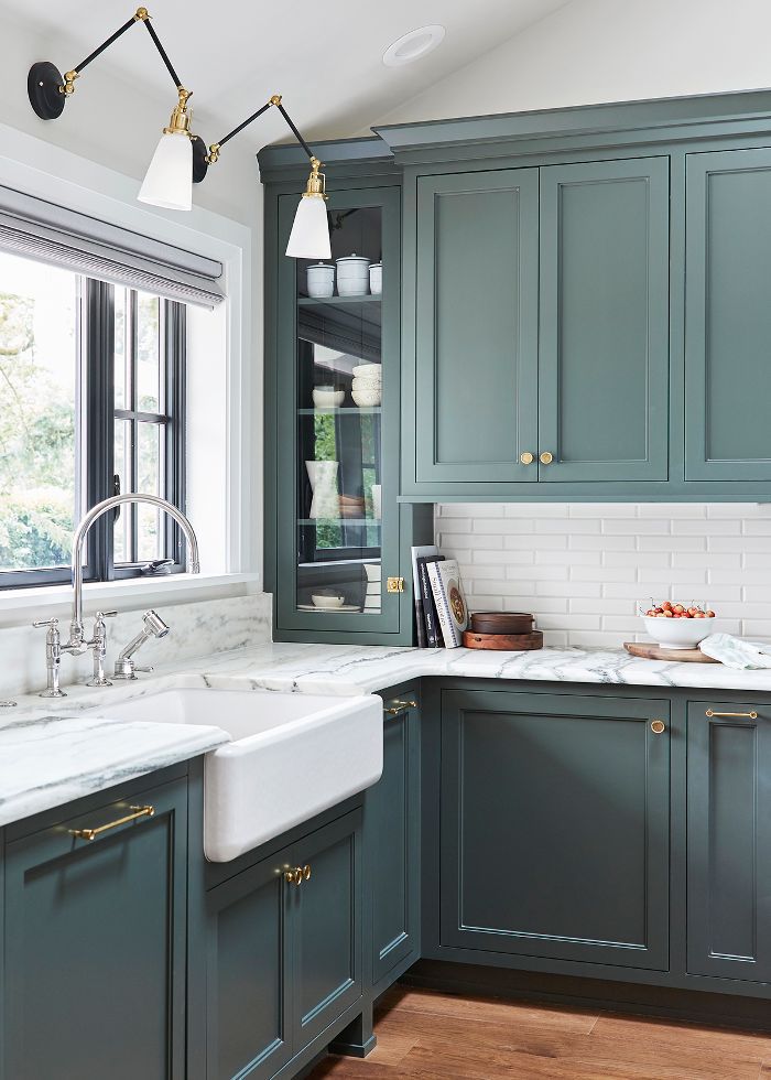 This Green Hue Will Be a Hot Kitchen Color Trend in 2020