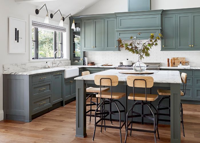 This Green Hue Will Be a Hot Kitchen Color Trend in 2020