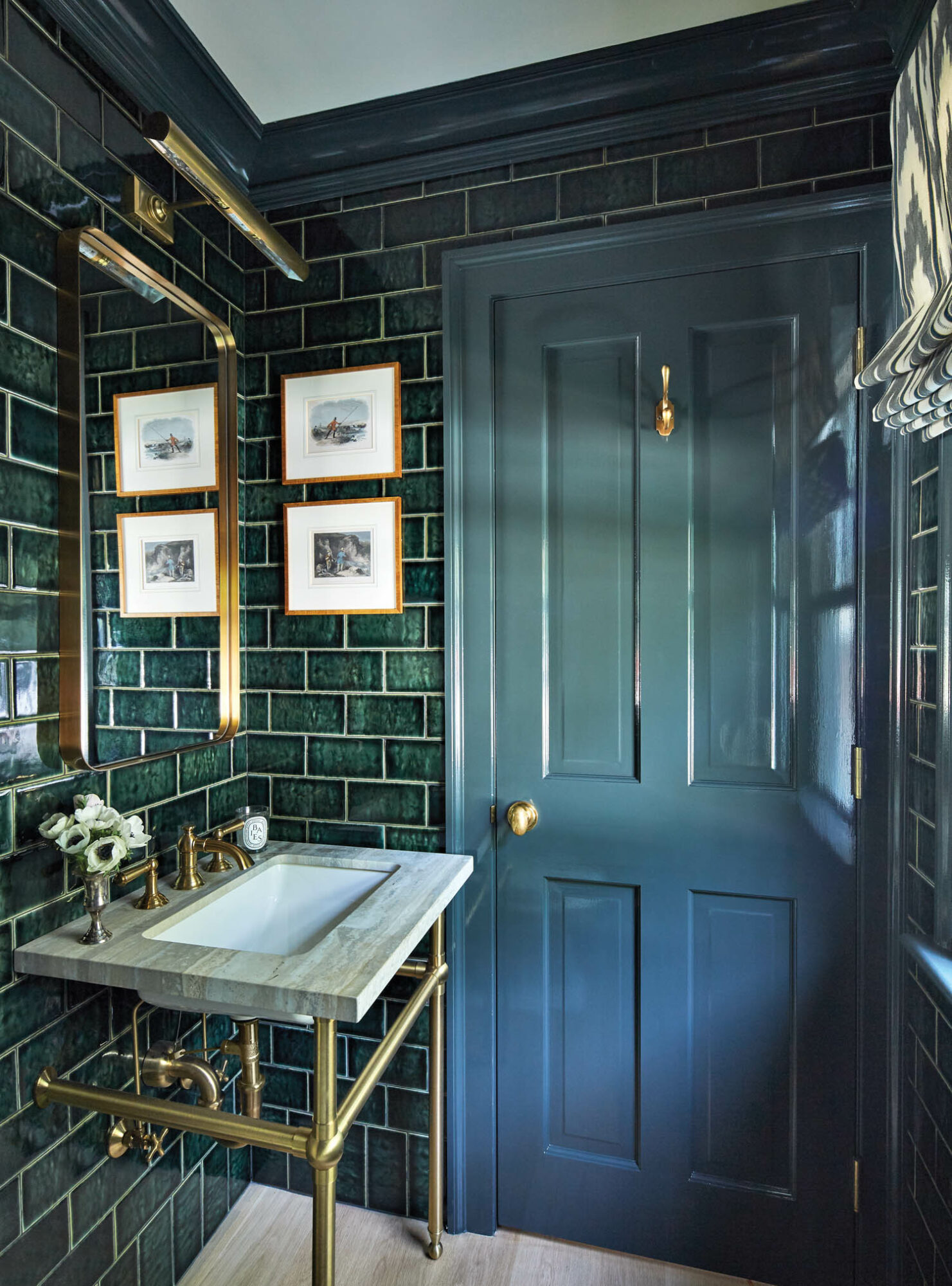 11 Green Bathroom Designs To Add To Your Mood Board | LUXE Interiors + Design