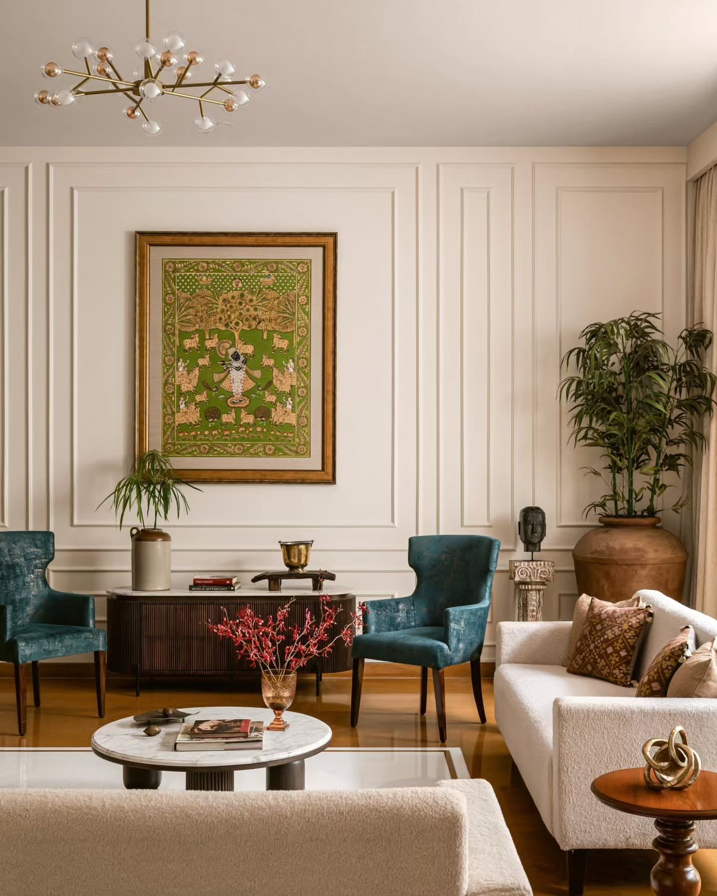 13 Indian Style Living Room Ideas That Feel Inviting – CreativeBooster