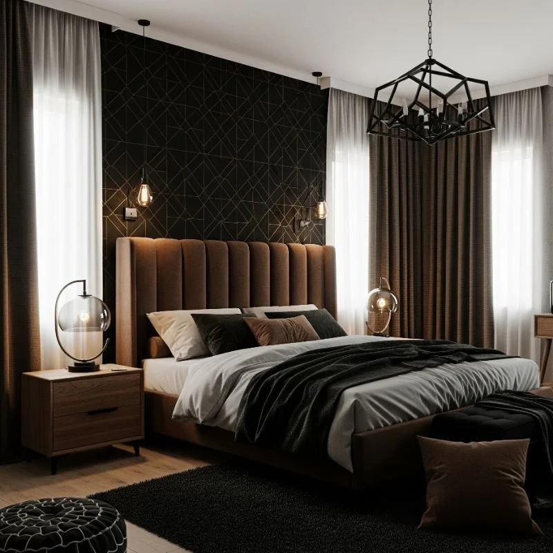 15 Black and Brown Bedroom Ideas for Cozy Elegance