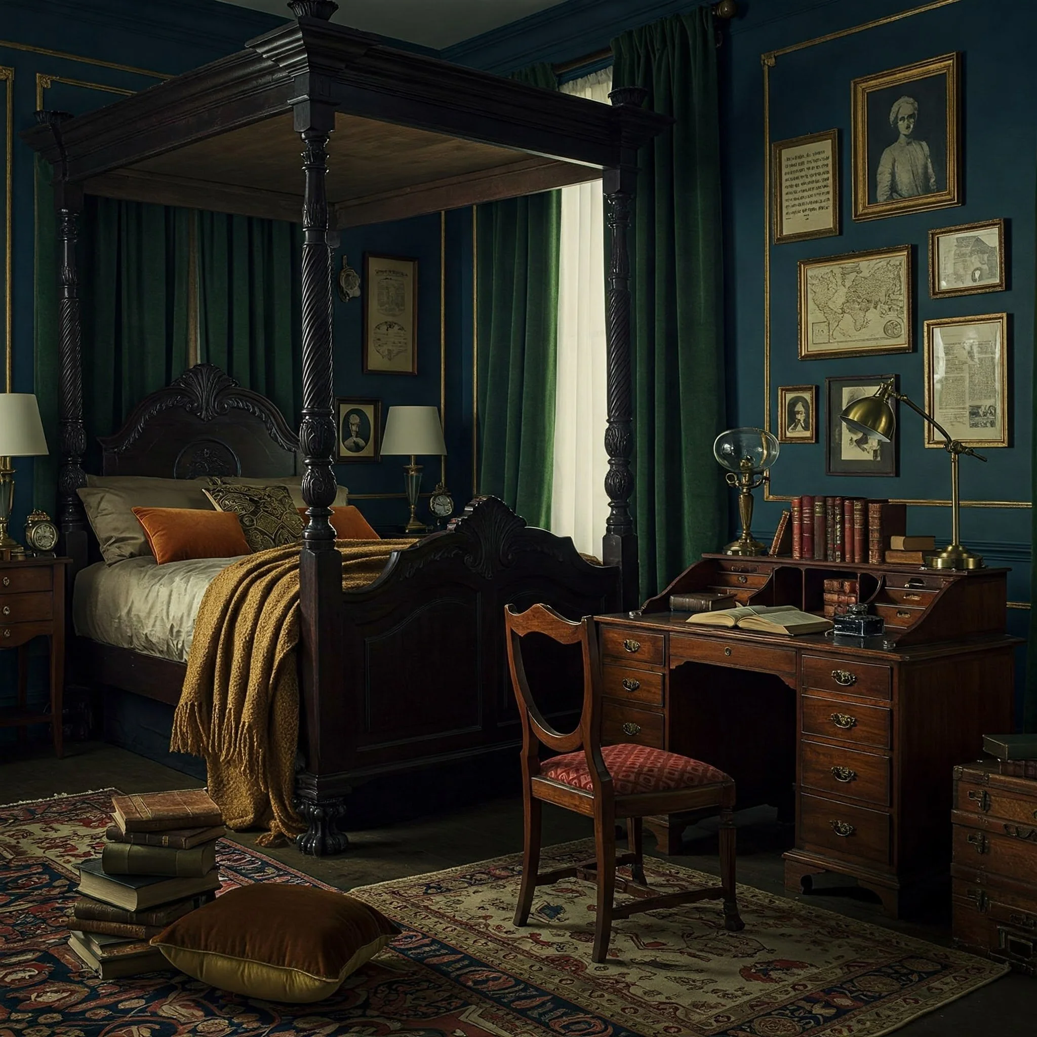 15 Dark Academia Bedroom Ideas for a Timeless and Intellectual Retreat