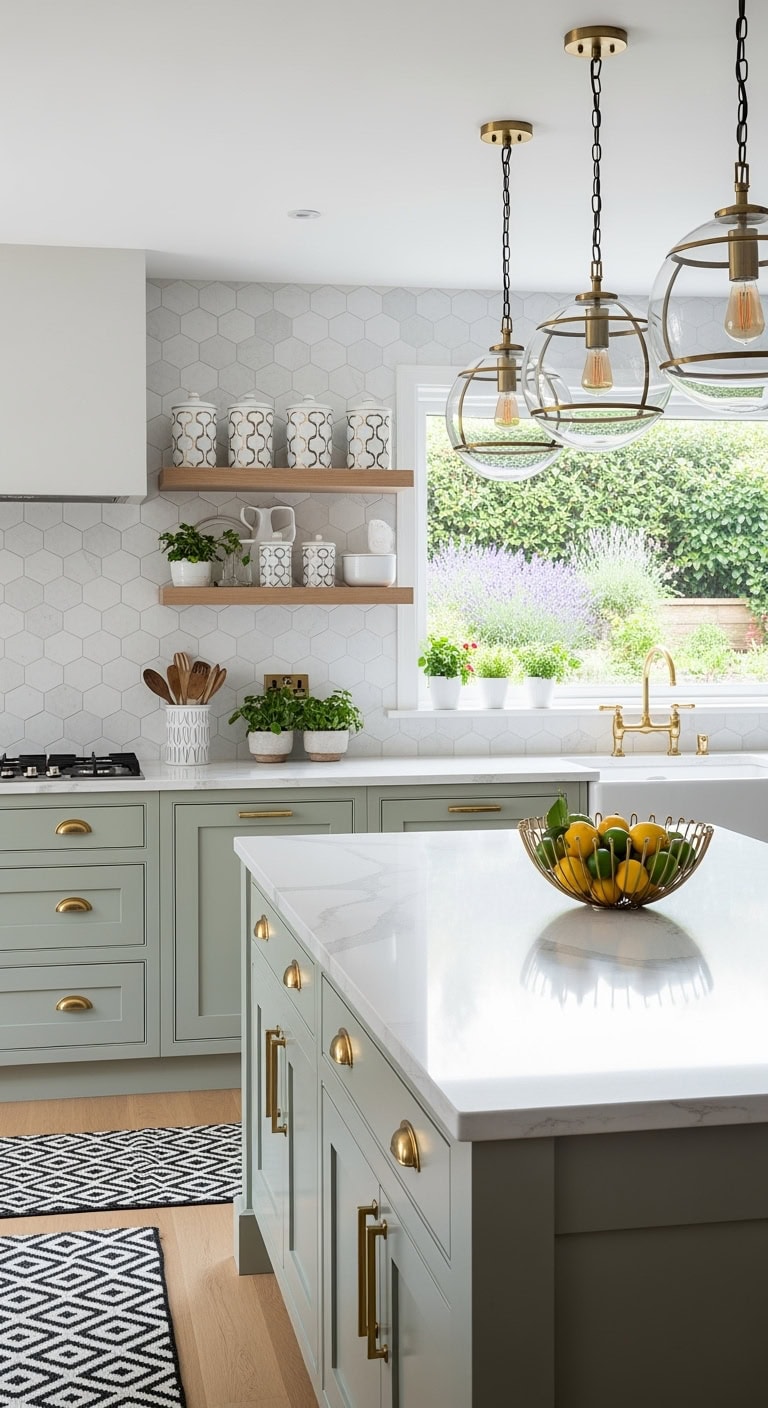 15 Timeless Sage green and white kitchen Ideas