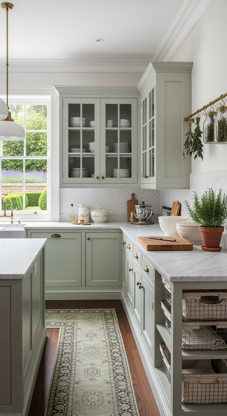 15 Timeless Sage green and white kitchen Ideas