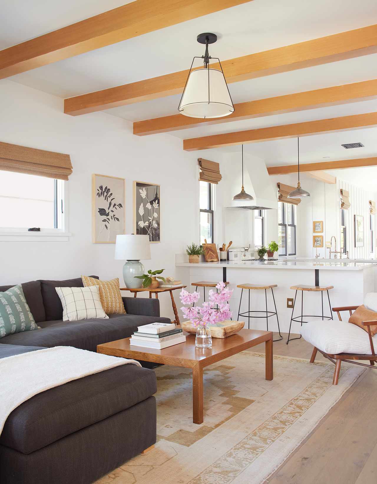 15 Ways to Style an Open Concept Living Room