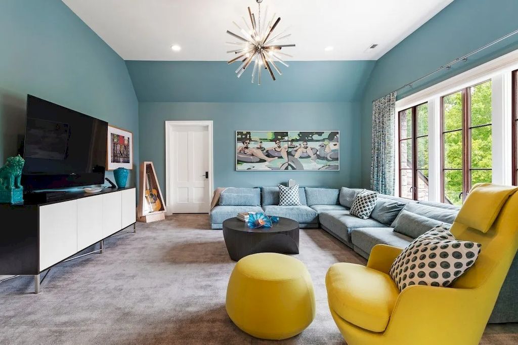 16 Blue Living Room Decorating Ideas - 2022 Trend | Luxury Houses