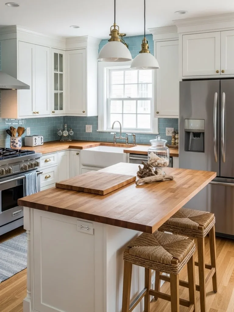 19 Coastal Kitchen Ideas to Bring the Beach Home