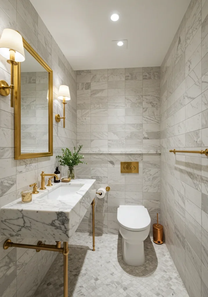 19 Half Bathroom Design Ideas for Small Spaces
