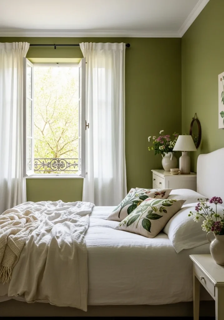 19 Olive Green Bedroom Ideas for a Warm and Earthy Space