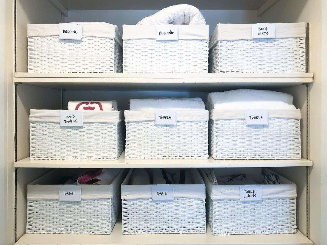 20 Linen Closet Organization Ideas to Streamline This Problem Area