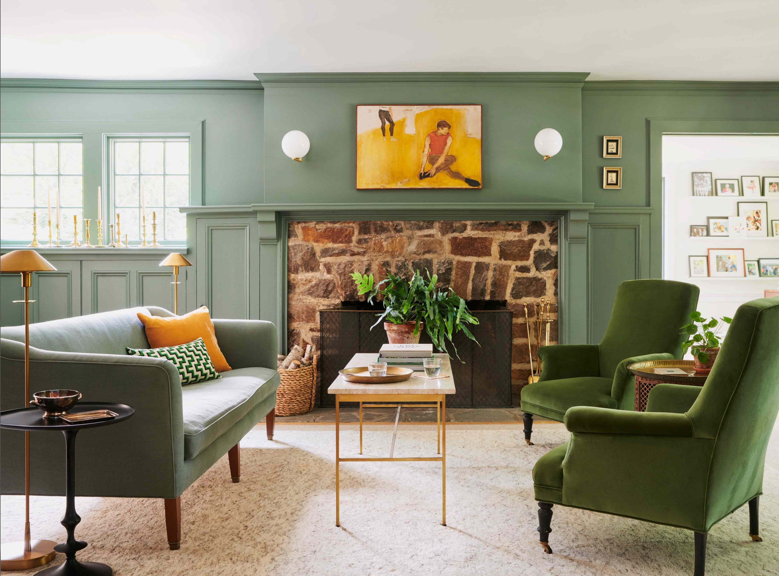 24 Green Living Room Ideas with Refreshing Style
