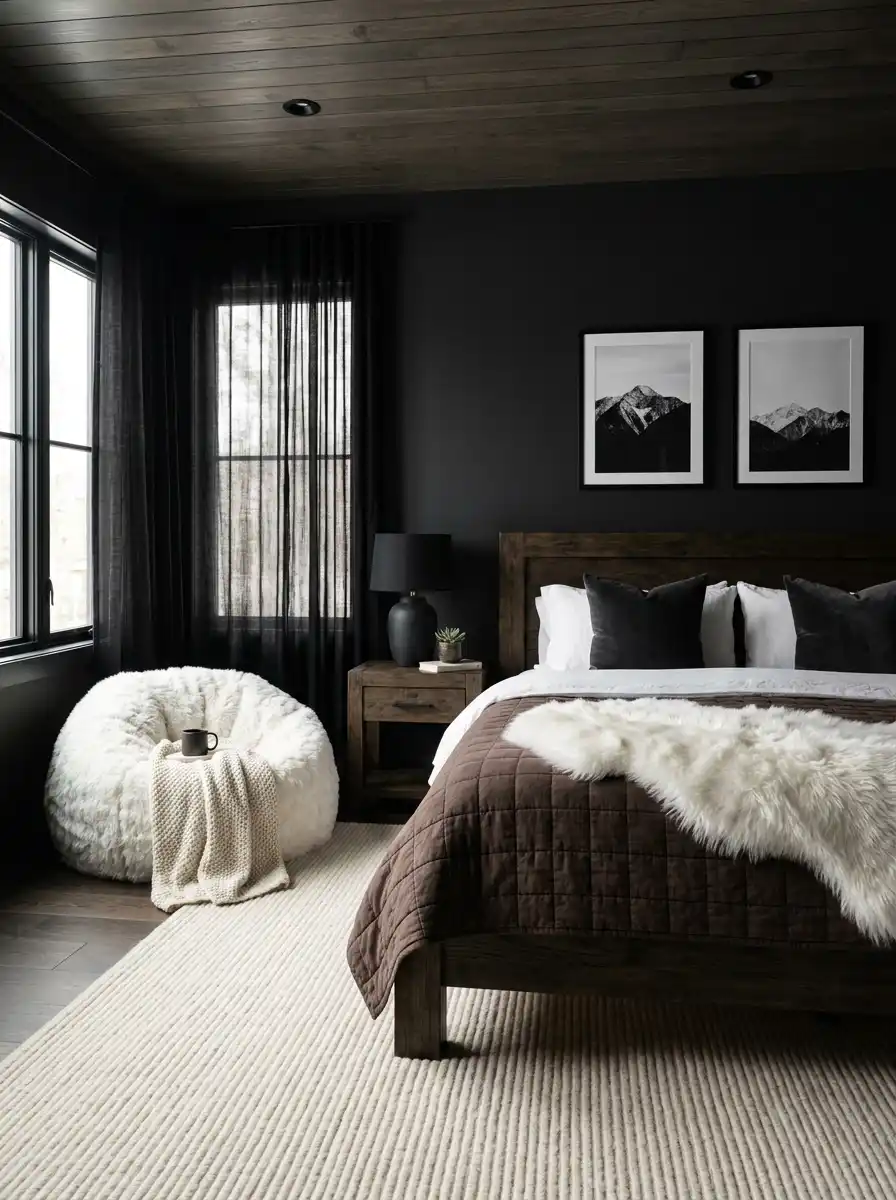 25 Dark Cozy Bedroom Ideas for a Luxury Boutique Hotel Feel | Wisal