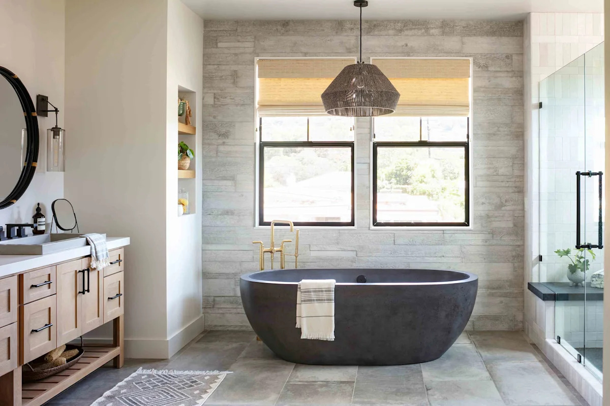 26 Stunning Bathroom Accent Wall Ideas