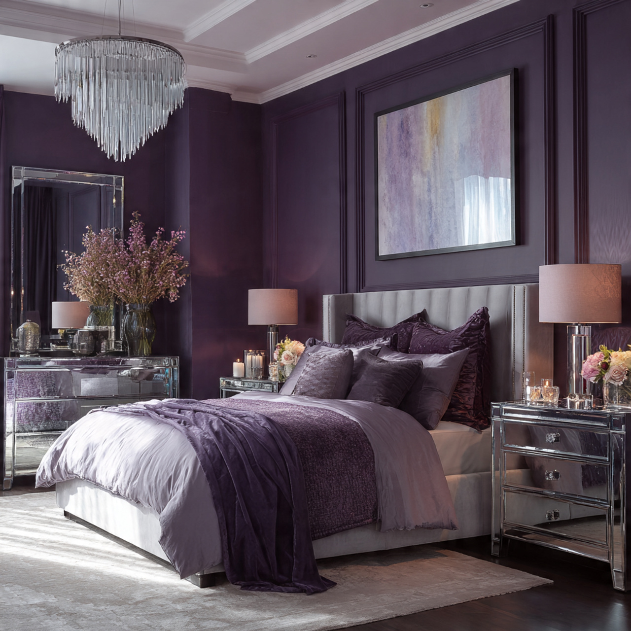 27 Dark Purple Bedroom Ideas For Ultimate Romantic Escape