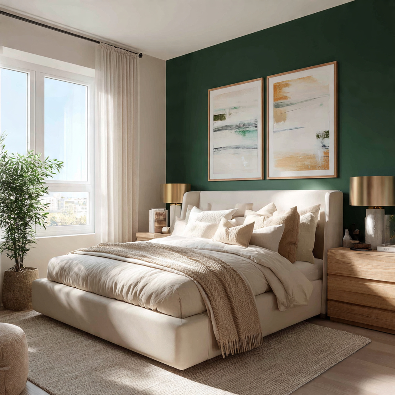 27 Luxury Dark Green Bedroom Ideas For Clam & Cozy Space