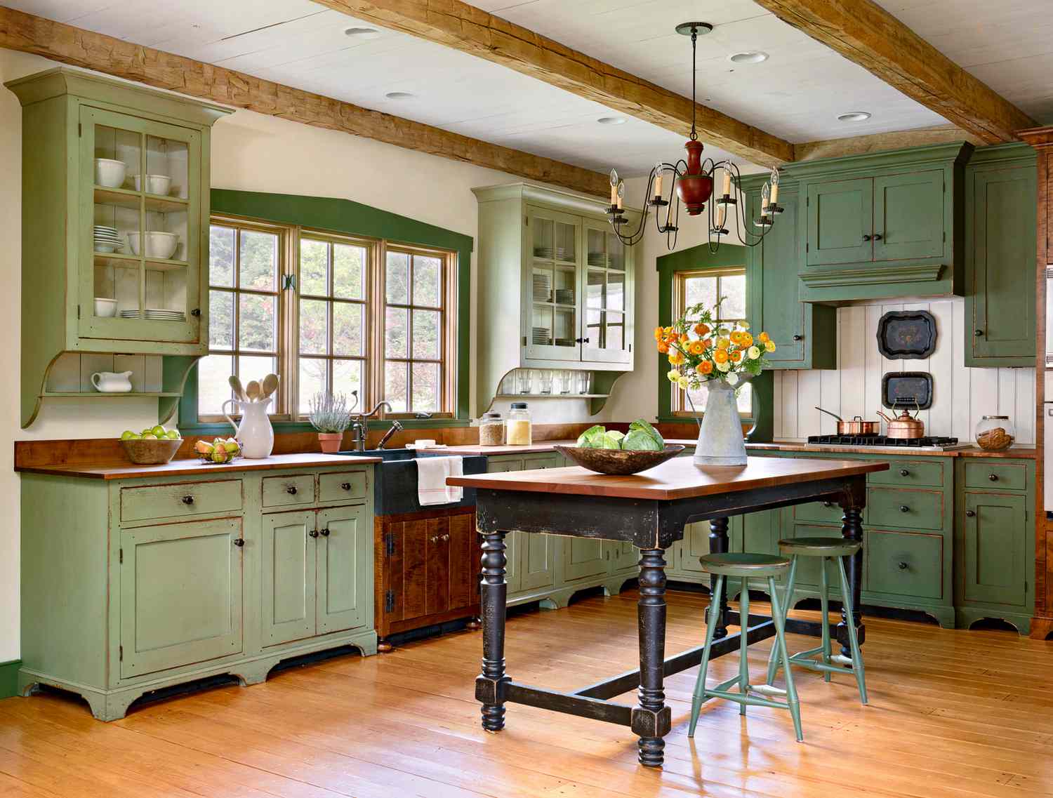 28 Gorgeous Green Kitchen Ideas from Country to Modern