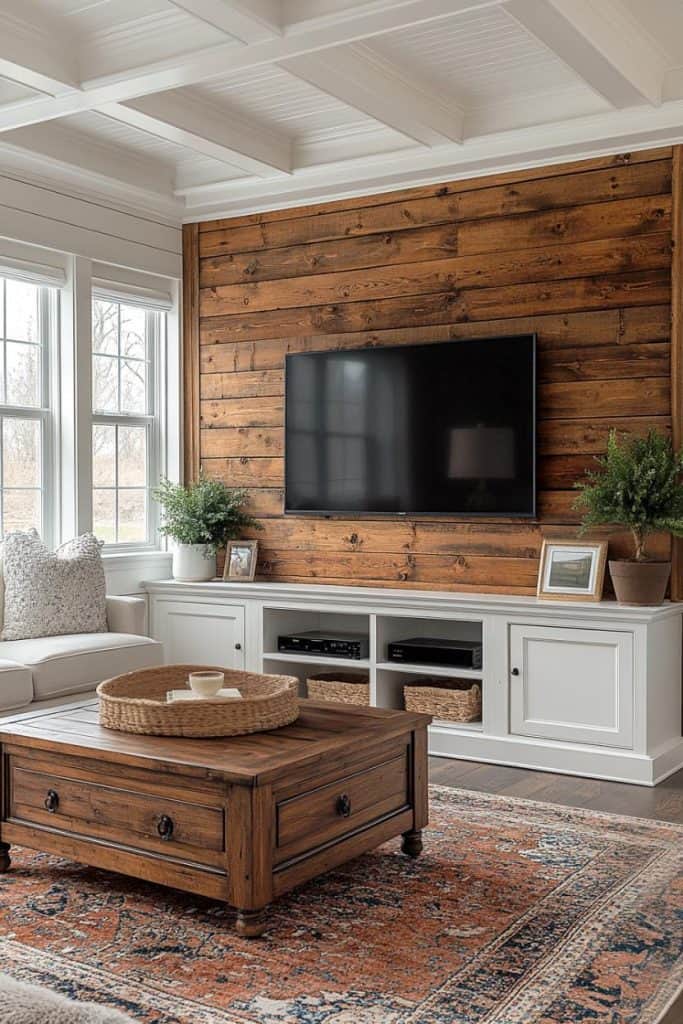 30 Farmhouse TV Stand Decor Ideas To Elevate Your Living Room