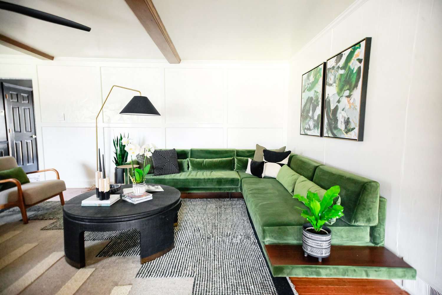 30 Green Living Rooms That Bring the Outdoors Inside