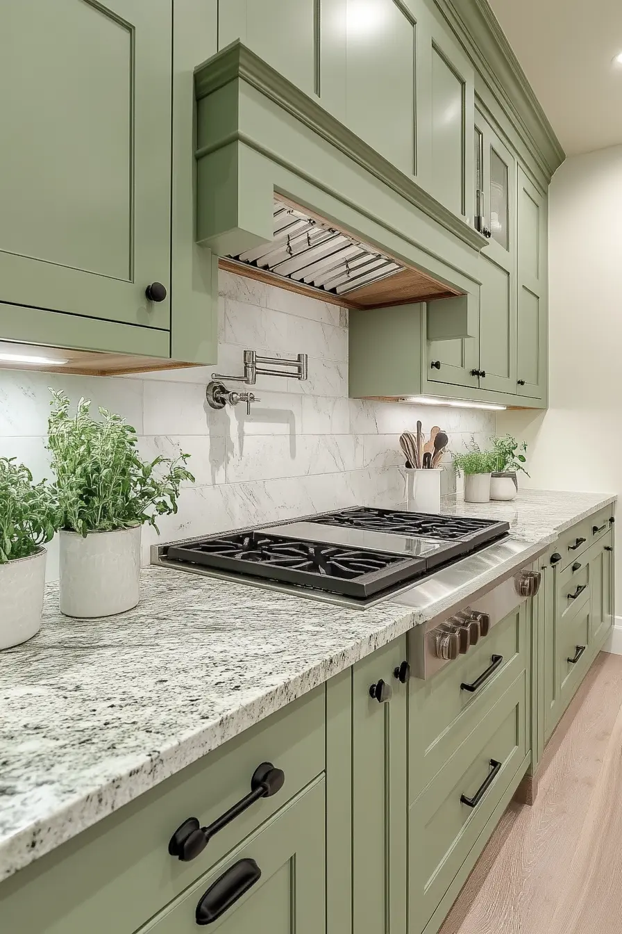 40 Green Kitchen Cabinets Tips: Stylish and Sustainable Design Ideas. | VIVA