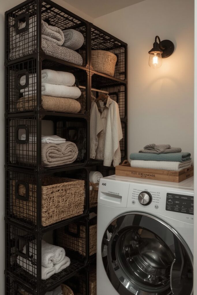 43 Small Apartment Space Saving Ideas For Tiny Laundry Room