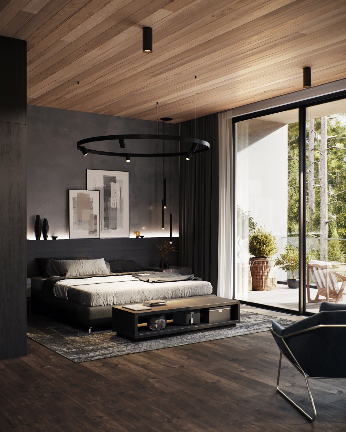 51 Beautiful Black Bedrooms With Images, Tips & Accessories To Help You Design Yours