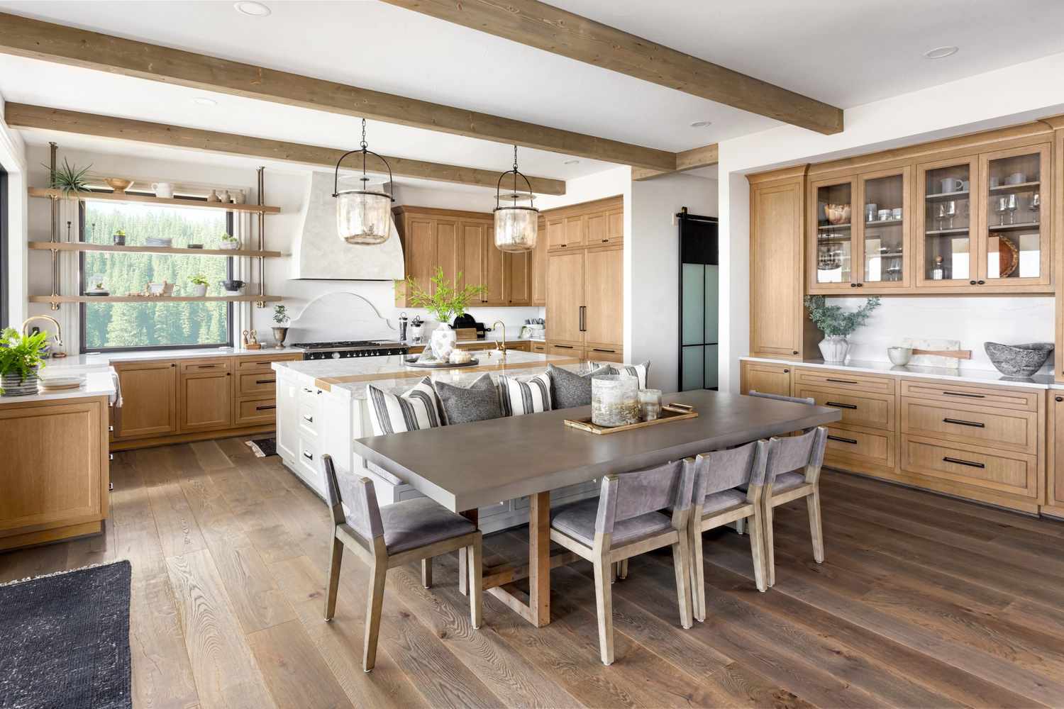 8 Ways to Make Natural Wood Cabinets Look More Modern