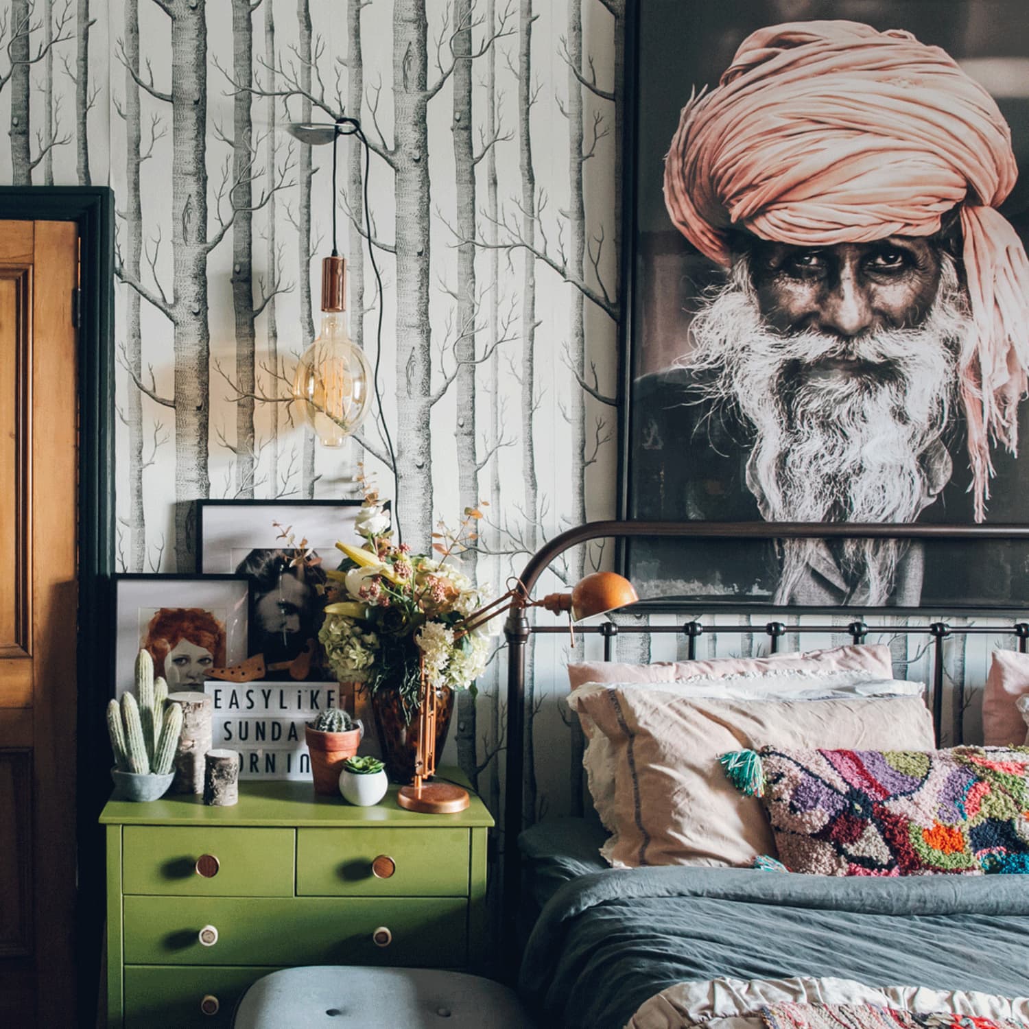 A Moody, Vintage Victorian Gets a Darker Makeover | Apartment Therapy